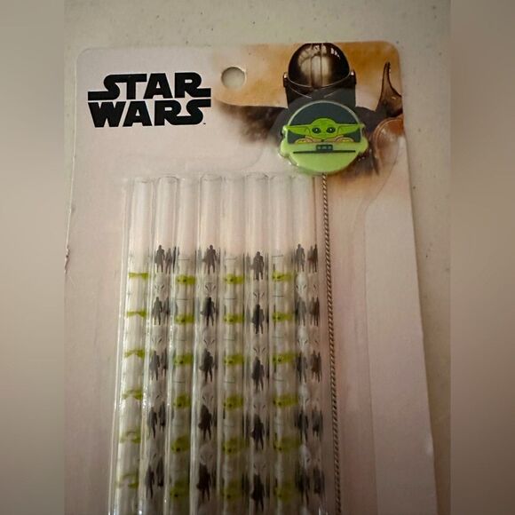 Star Wars Mandolorian straw set - Picture 1 of 4